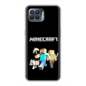 Чохол з принтом «герої Minecraft» для OPPO Reno 4 Lite