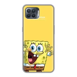 Чохол з принтом «Губка Боб» для OPPO Reno 4 Lite