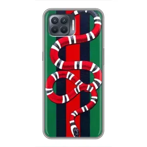 Чехол с принтом «Gucci змия» для OPPO Reno 4 Lite