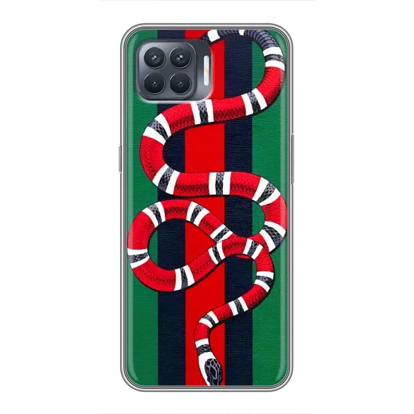 Чехол с принтом «Gucci змия» для OPPO Reno 4 Lite