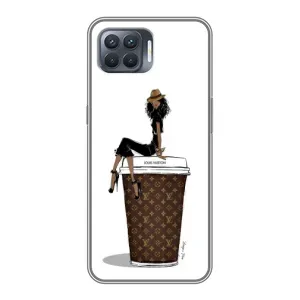 Чохли Луі Вітон для OPPO Reno 4 Lite (AlphaPrint - LOUIS VUITTON) (кава LOUIS VUITTON)