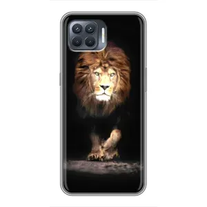 Чохол з картинкою ЛЕВ для OPPO Reno 4 Lite (VPrint) (Лев)