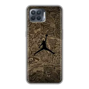 Чехлы для OPPO Reno 4 Lite - с картинкой JORDAN (AlphaPrint)