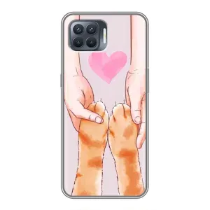 Чохол на OPPO Reno 4 . з Котиками (VPrint) (Любовь до котиків)