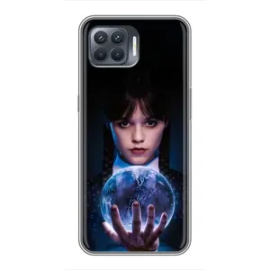 Чохол з дизайном Венздей 2 на OPPO Reno 4 Lite (Магічна сфера Венздей)