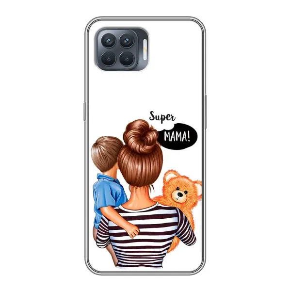 Чехол с принтом «Мама с сыном» для OPPO Reno 4 Lite