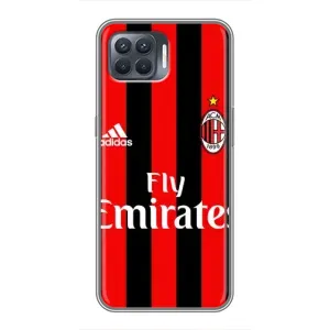 Чехлы для OPPO Reno 4 Lite (VPrint) - Футбольные клубы (Milan)