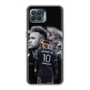 Чехол Неймар для OPPO Reno 4 Lite (AlphaPrint) (Неймар Лев)