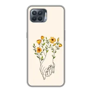 Чехлы для любимой на OPPO Reno 4 . (VPrint) (Руки любві)