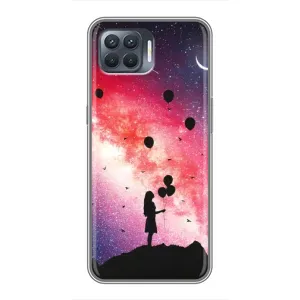 Чехлы для любимой на OPPO Reno 4 . (VPrint) (З Кульками)