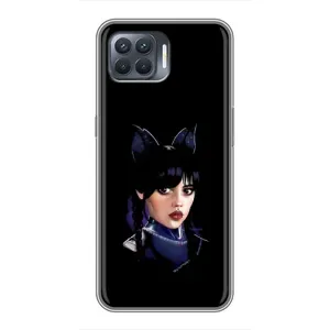 Чохли Венсдей на OPPO Reno 4 Lite Уенсдей (AlphaPrint) (серйозна Венздей)