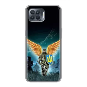 Чехлы с картинкой ЗСУ для OPPO Reno 4 Lite (AlphaPrint) (Солдат ЗСУ)