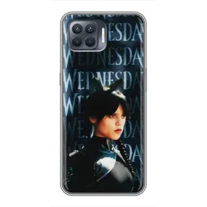 Чохли Венсдей на OPPO Reno 4 Lite Уенсдей (AlphaPrint) (Венздей кішка)