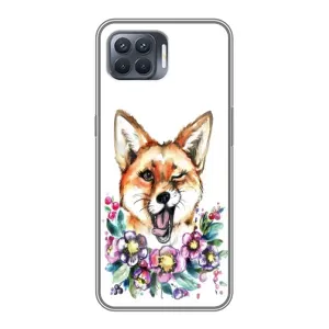 Чохли з картинкою Лисичка для OPPO Reno 4 Lite (VPrint) (Весела лисичка)