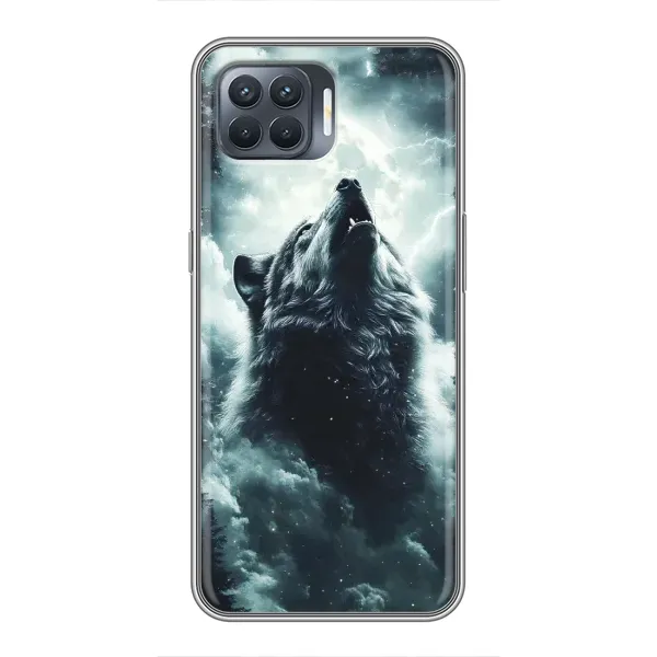 Чохол з принтом «Вовк у хмарах» для OPPO Reno 4 Lite Чохол з принтом «Вовк у хмарах» для OPPO Reno 4 Lite