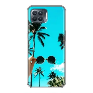 Силіконовий чохол з КАРТИНКАМИ літо для OPPO Reno 4 Lite (AlphaPrint) (Погляд літо)