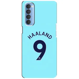 Чехлы с футболистом Ерлинг Холанд для Oppo Reno 4 Pro (AlphaPrint) (Ерлинг Холанд 9)
