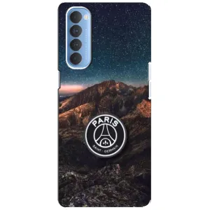 Чехлы PSG для Oppo Reno 4 Pro (AlphaPrint) (ФК ПСЖ)