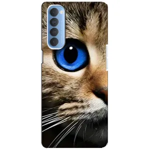 Чохли з Котиками для Oppo Reno 4 Pro (VPrint) (Око кота)