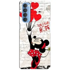 Чохол Disney Mouse Oppo Reno 4 Pro (PREMIUMPrint) (Heart Minni)
