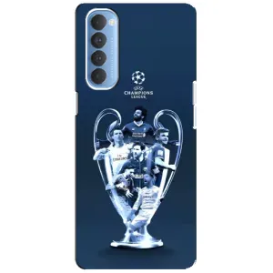 Чехлы для Oppo Reno 4 Pro (VPrint) - Футбольные клубы (Кубок ЛЧ)