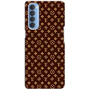 Чохли Луі Вітон для Oppo Reno 4 Pro (AlphaPrint - LOUIS VUITTON) (лого LOUIS VUITTON)
