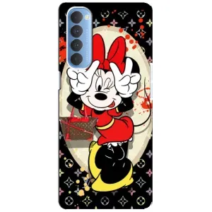 Чохол Disney Mouse Oppo Reno 4 Pro (PREMIUMPrint) (Мінні peace)