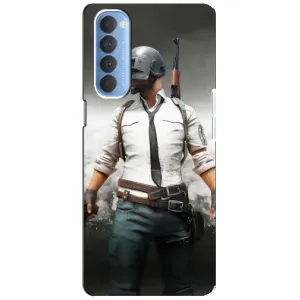 Чехол PUBG для Оппо Рено 4 Про (AlphaPrint)