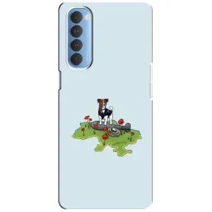 Чехлы с картинкой собаки Патрон для Oppo Reno 4 Pro (AlphaPrint) (Сапер Пес)