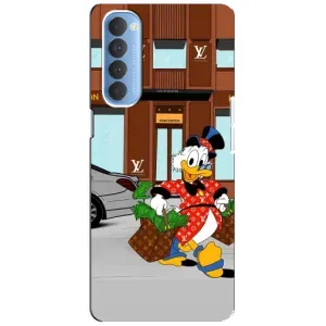 Чехли для Oppo Reno 4 Pro - Скрудж МакДак Louis Vuitton (PREMIUMPrint) (Скрудж ЛВ)