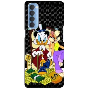 Чехли для Oppo Reno 4 Pro - Скрудж МакДак Louis Vuitton (PREMIUMPrint) (Стильна Утка)
