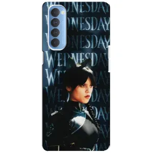 Чохли Венсдей на Oppo Reno 4 Pro Уенсдей (AlphaPrint) (Венздей кішка)