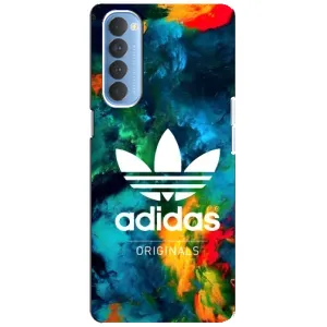 Чехлы Адидас для Oppo Reno 4 Pro (AlphaPrint)