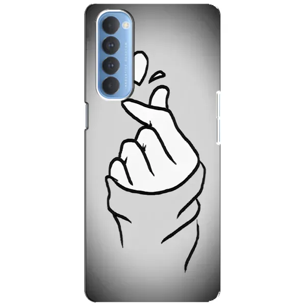 Чохол з принтом «Значок Love» для OPPO Reno 4 Pro