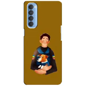 Чехлы с картинкой собаки Патрон для Oppo Reno 4 Pro (AlphaPrint) (ЗСУ Патрон)