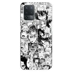 Чехол с принтом «Ahegao manga» для OPPO Reno 5 Lite