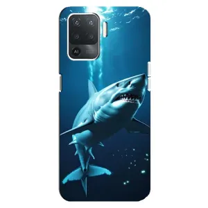 Чехол с принтом «Акула под водой» для OPPO Reno 5 Lite