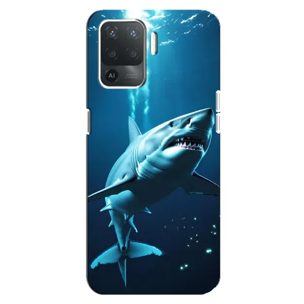 Чехол с принтом «Акула под водой» для OPPO Reno 5 Lite