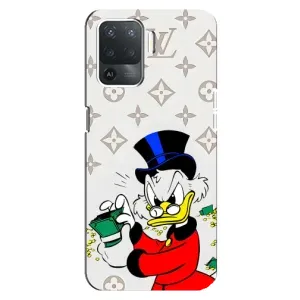 Чехлы для OPPO Reno 5 Lite - Скрудж МакДак Louis Vuitton (PREMIUMPrint) (Баксы Скрудж)
