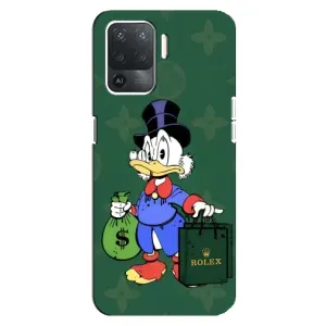 Чехлы для OPPO Reno 5 Lite - Скрудж МакДак Louis Vuitton (PREMIUMPrint) (Богатая Утка)