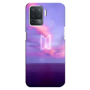 Чохол з принтом «BTS логотип» для OPPO Reno 5 Lite