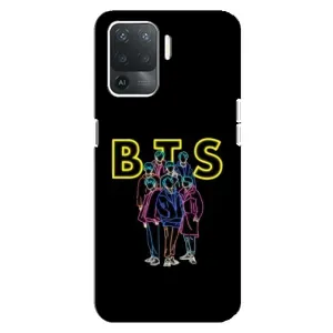 Чохол з принтом «BTS стайл» для OPPO Reno 5 Lite