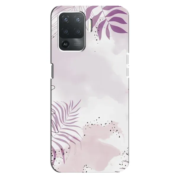 Чехол с принтом «Фиолетовые листья» для OPPO Reno 5 Lite Чехол с принтом «Фиолетовые листья» для OPPO Reno 5 Lite