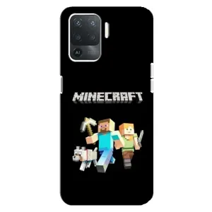 Чохол з принтом «герої Minecraft» для OPPO Reno 5 Lite