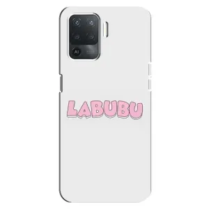 Чохол з Лабубу на OPPO Reno 5 Lite (Лого Лабубу)