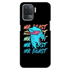 Чехол с принтом «logo Mr beast» для OPPO Reno 5 Lite
