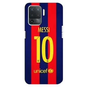 Чехлы Месси для OPPO Reno 5 Lite (AlphaPrint) (Messi Barca 10)