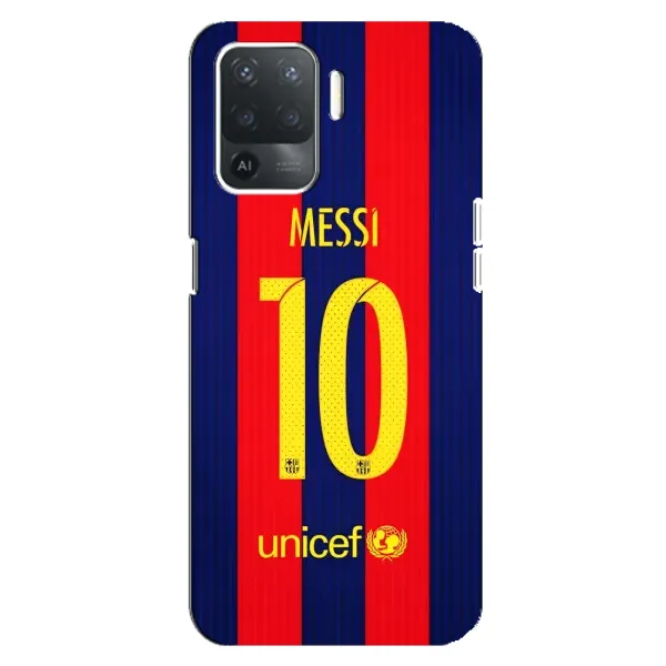 Чехол с принтом «Messi Barca 10» для OPPO Reno 5 Lite