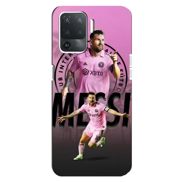 Чехол с принтом «Messi Miami» для OPPO Reno 5 Lite