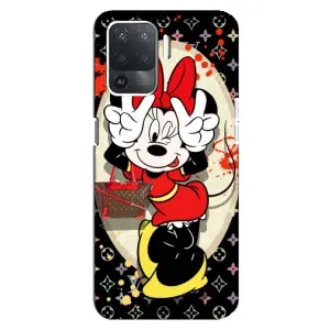 Чохол Disney Mouse OPPO Reno 5 Lite (PREMIUMPrint) (Мінні peace)